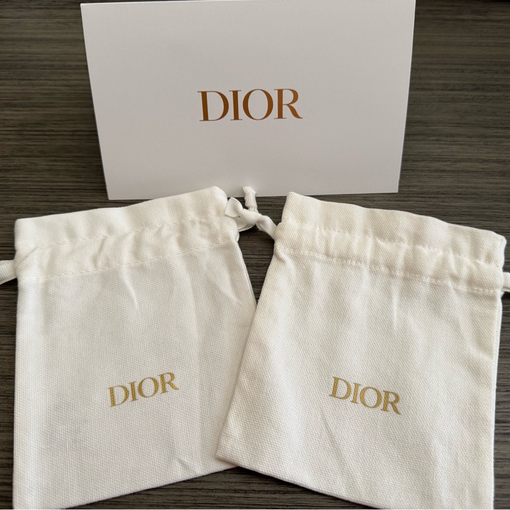 2 Dior mini Logo Pouches
